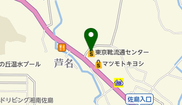 東京靴流通センター横須賀長坂店の地図画像