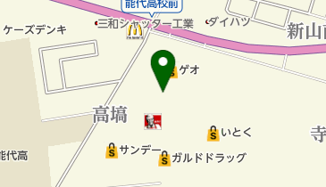 東京靴流通センター能代アクロス店の地図画像