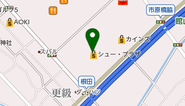 シュー・プラザ市原カインズモール店の地図画像