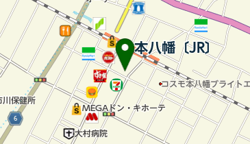 東京靴流通センター本八幡駅南口店の地図画像