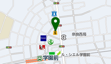 チヨダ学園前パラディ店の地図画像