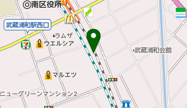 シュー・プラザマーレ武蔵浦和店の地図画像