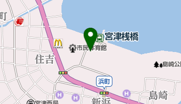 シュー・プラザ宮津ミップル店の地図画像