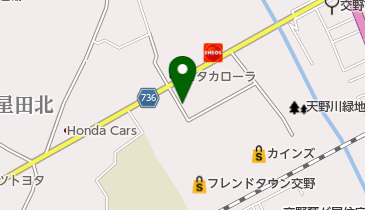 シュー・プラザフレンドタウン交野店の地図画像