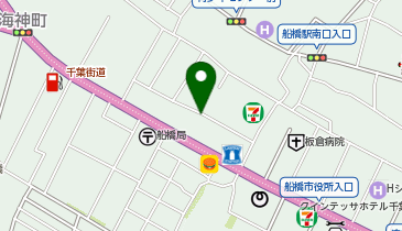 アースカー 船橋市本町2丁目の地図画像