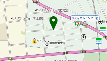 アースカー さいたま市浦和区常盤10丁目の地図画像