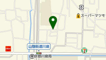 アースカー 京都市西京区川島滑樋町の地図画像