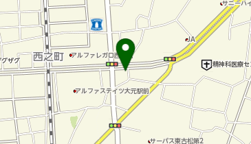 アースカー 岡山北区西古松の地図画像