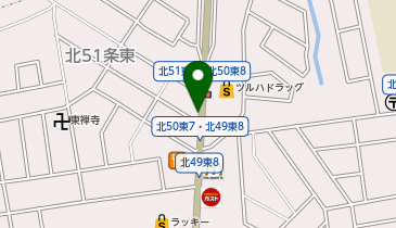 アースカー 札幌市東区北五十条東7丁目の地図画像