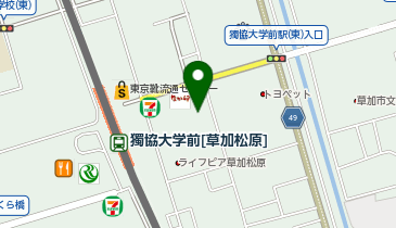 アースカー 草加市栄町2丁目の地図画像