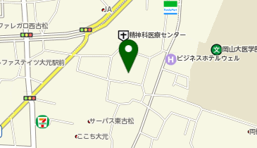 アースカー グランヒルズ東古松の地図画像