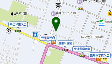 アースカー 中津市東本町4丁目の地図画像