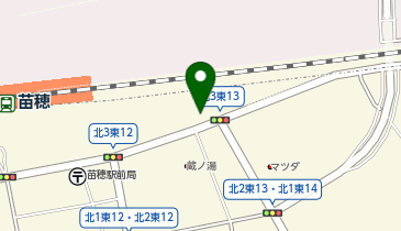 アースカー 札幌市中央区北3条東13丁目(苗穂駅前)の地図画像