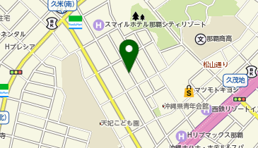 アースカー 那覇市久米2丁目<ラ・シャンブル久米>の地図画像