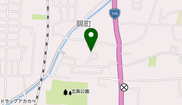 アースカー 大東市北条2丁目の地図画像