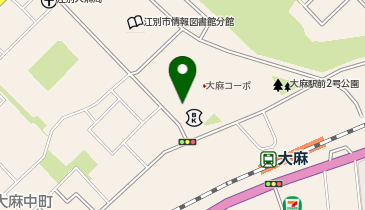 アースカー 江別市大麻中町の地図画像