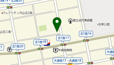 アースカー 札幌市中央区北一条西18丁目の地図画像