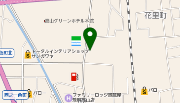 アースカー 高山市西之一色町2丁目の地図画像