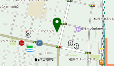 アースカー 福島市三河南町15丁目の地図画像