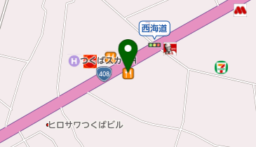 びっくりドンキー つくば中央店の地図画像