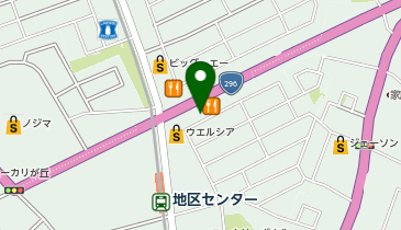びっくりドンキー 佐倉ユーカリが丘店の地図画像