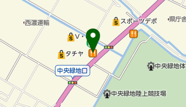 びっくりドンキー 中央緑地前店の地図画像
