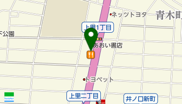 びっくりドンキー 岡崎店の地図画像