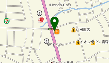 びっくりドンキー 青森浜田店の地図画像