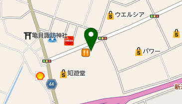 びっくりドンキー 新潟亀貝店の地図画像