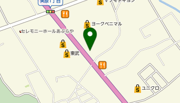 びっくりドンキー 大田原店の地図画像