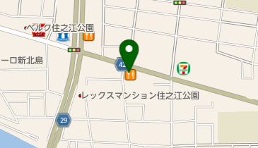 びっくりドンキー 住之江店の地図画像