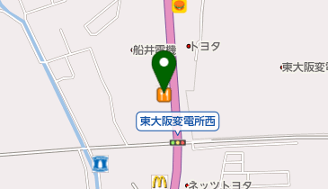 びっくりドンキー 大東店の地図画像