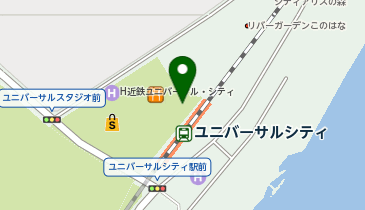 びっくりドンキー ユニバーサル・シティ店の地図画像