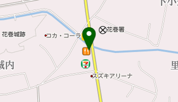 びっくりドンキー 花巻店の地図画像