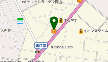 びっくりドンキー 青江店の地図画像