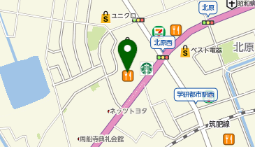 びっくりドンキー 九大学研都市店の地図画像
