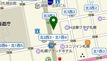 びっくりドンキー 札幌駅前通り店の地図画像