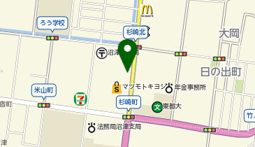 びっくりドンキー 沼津学園通り店の地図画像