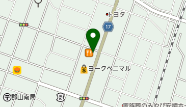 びっくりドンキー 安積店の地図画像