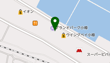 ワイモバイルウイングベイ小樽の地図画像