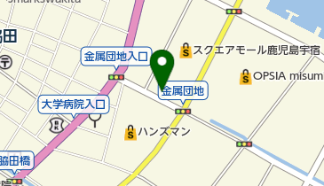 ワイモバイルエディオン鹿児島南店の地図画像