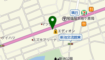 ワイモバイルエディオン尾張旭店の地図画像