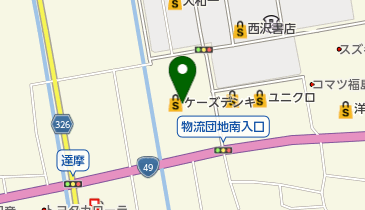 ワイモバイルケーズデンキ会津若松本店の地図画像