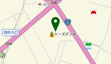 ワイモバイルケーズデンキ水戸本店の地図画像
