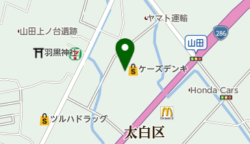 ワイモバイルケーズデンキ仙台太白店の地図画像