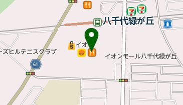 ワイモバイルノジマイオン八千代緑が丘店の地図画像