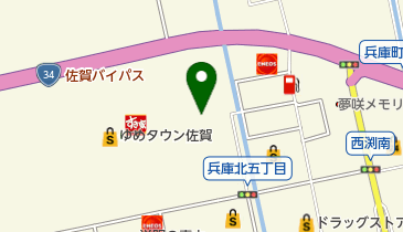 ワイモバイルベスト電器佐賀本店の地図画像