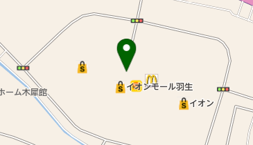 ワイモバイルイオンモール羽生の地図画像