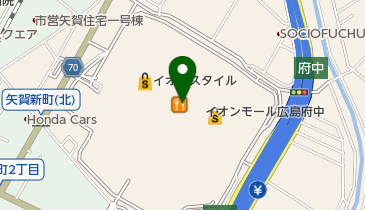 ワイモバイルイオンモール広島府中の地図画像