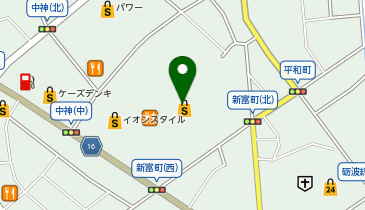 ワイモバイルイオンモールとなみの地図画像